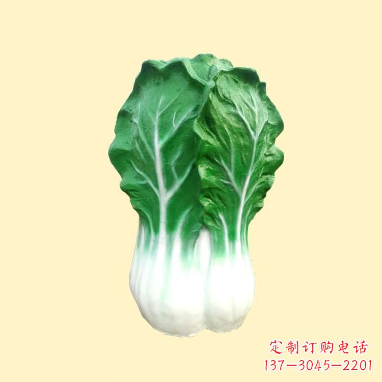 广东白菜卡通雕塑