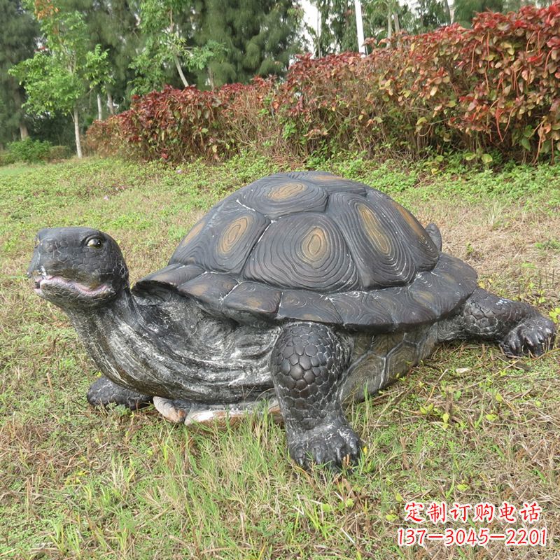 广东玻璃钢乌龟雕塑传承古老文化