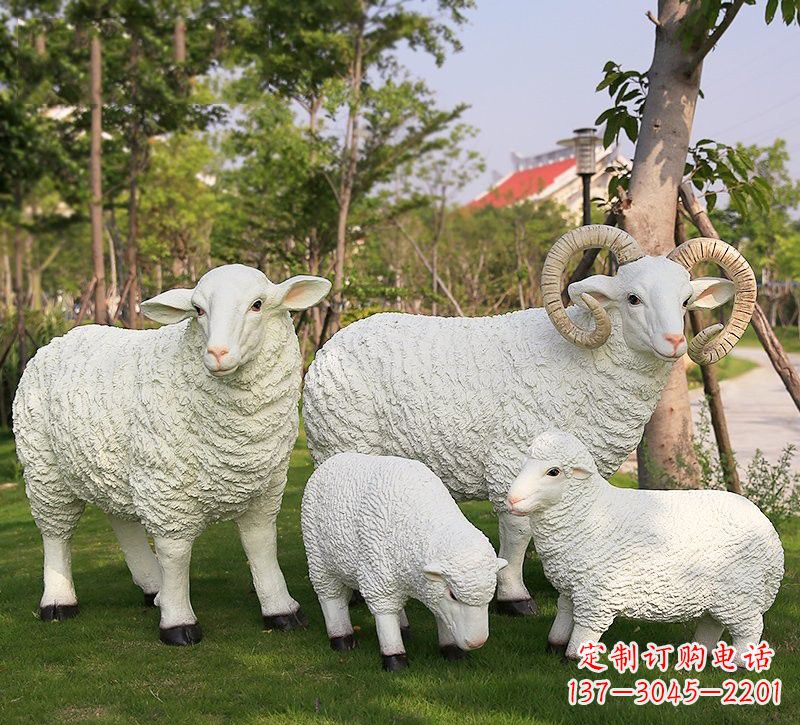 广东玻璃钢仿真山羊
