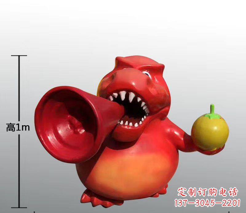 广东玻璃钢卡通仿真动物雕塑
