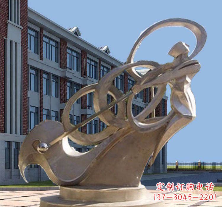 广东不锈钢制作的高尔夫球雕塑