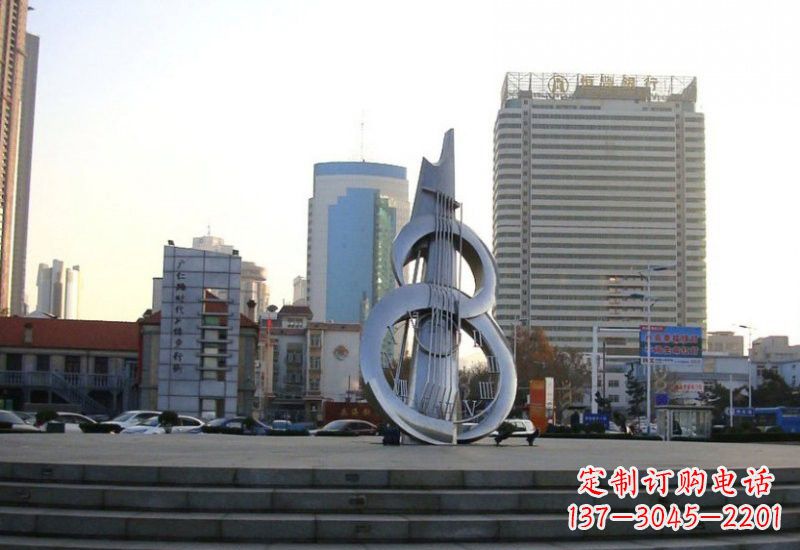 广东不锈钢吉他雕塑