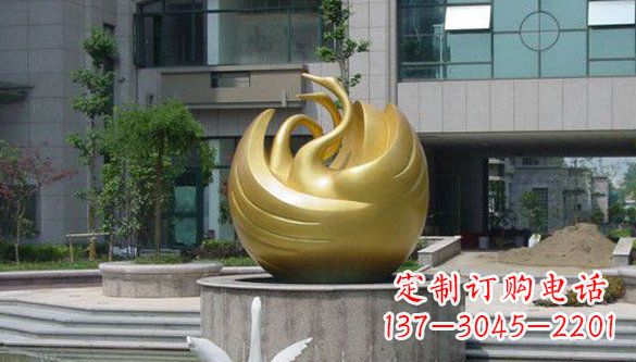 广东不锈钢天鹅雕塑