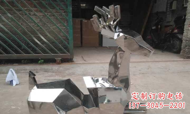 广东不锈钢鹿雕塑艺术之美