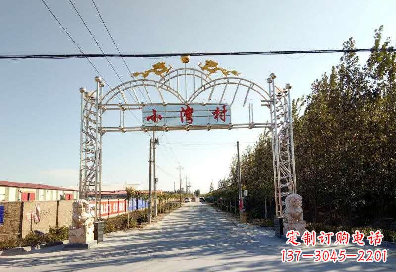广东不锈钢牌坊雕塑让美丽的传统永存