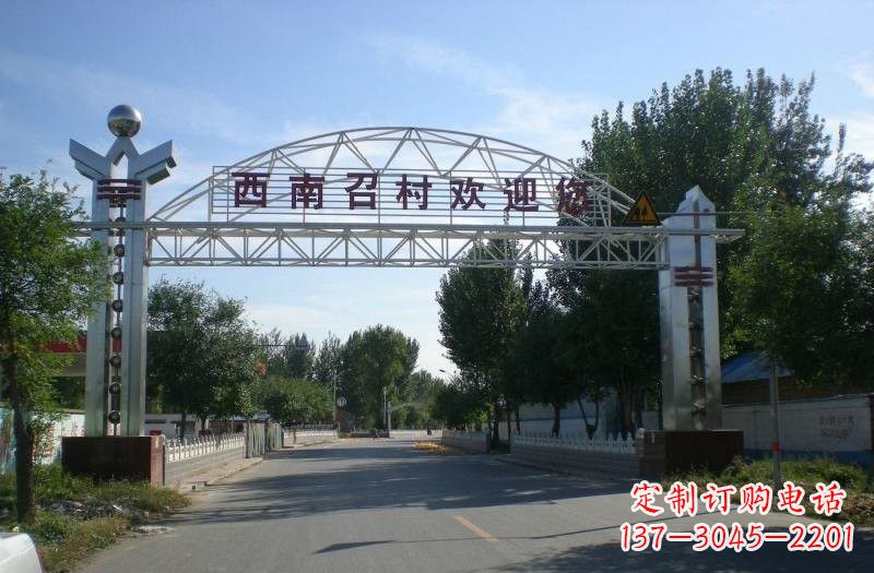 广东不锈钢牌坊雕塑传承传统文化