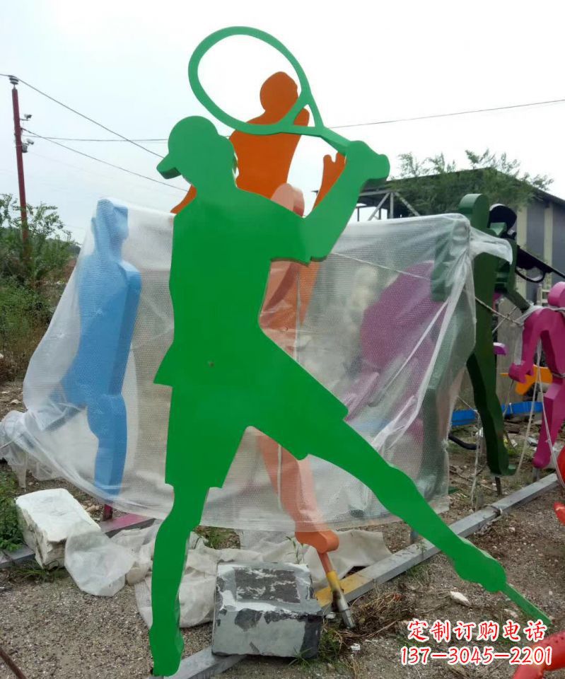 广东羽毛球雕塑不锈钢的艺术精灵