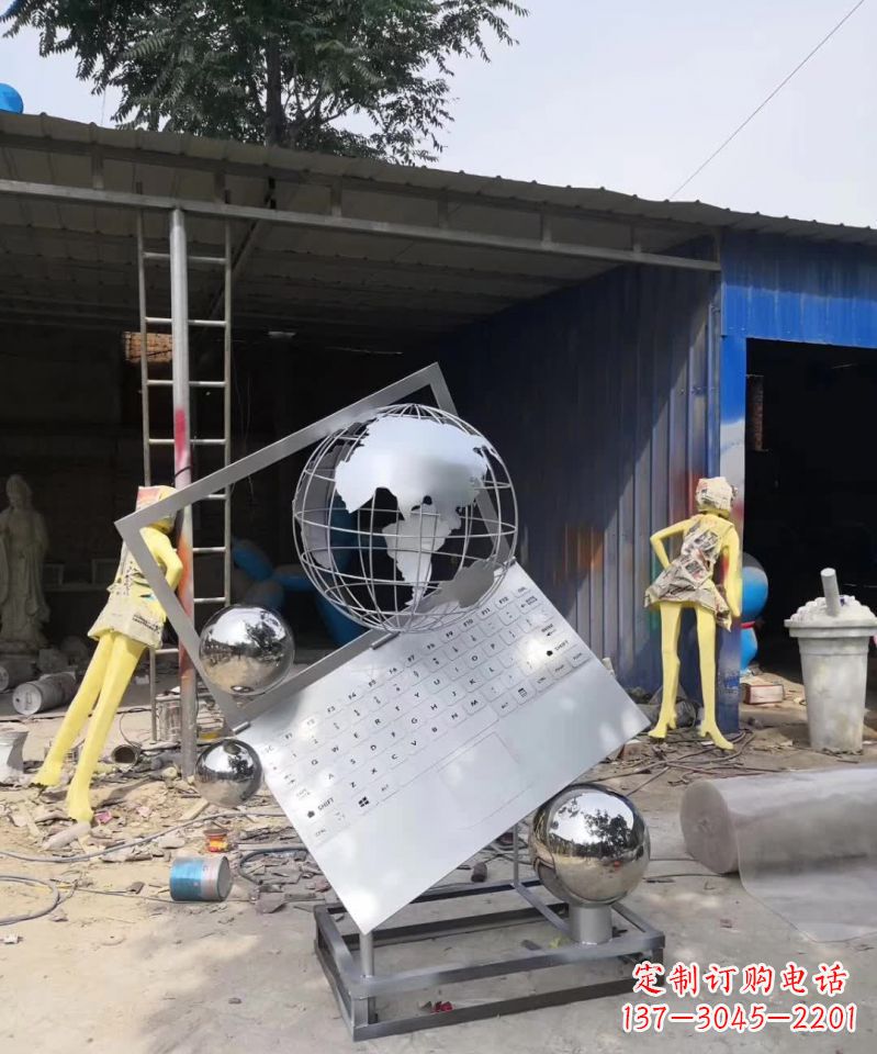 广东不锈钢地球雕塑艺术与科技的完美结合