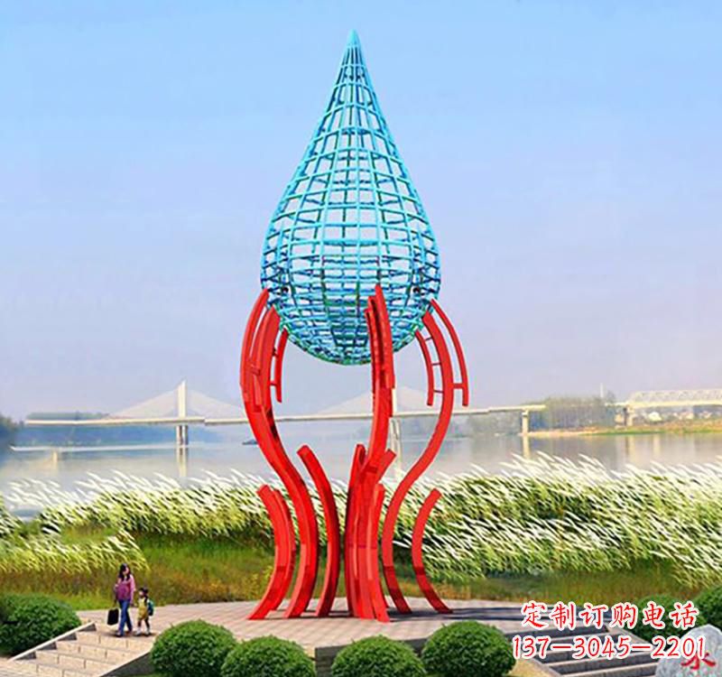 广东不锈钢灯泡雕塑灯光点亮美好生活
