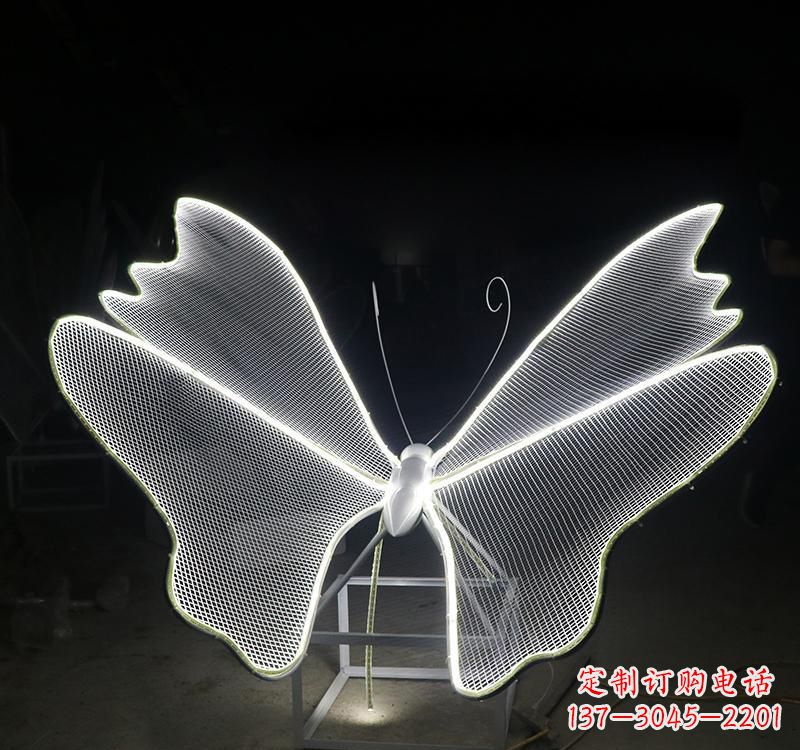 广东不锈钢灯饰蝴蝶雕塑