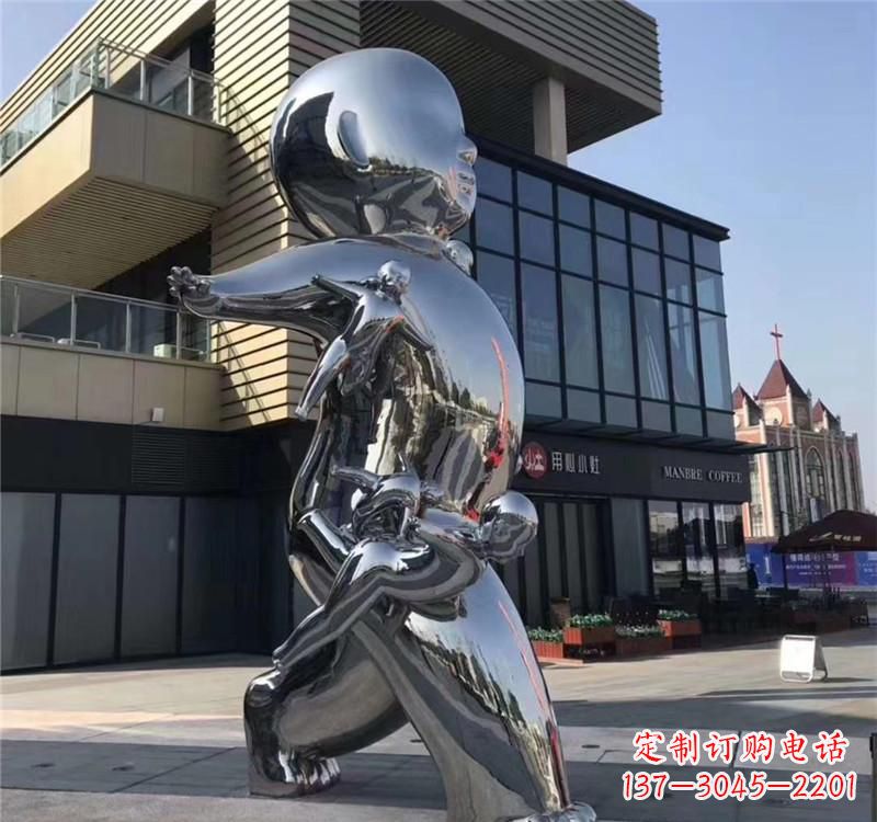 广东不锈钢儿童雕塑