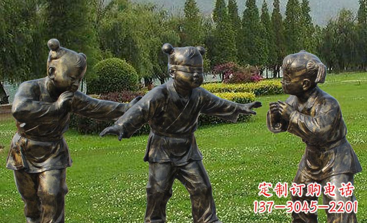广东儿童的心灵世界——不锈钢儿童雕塑