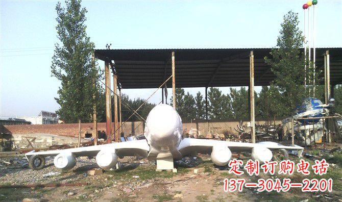 广东不锈钢飞机雕塑给空中飞行者的致敬