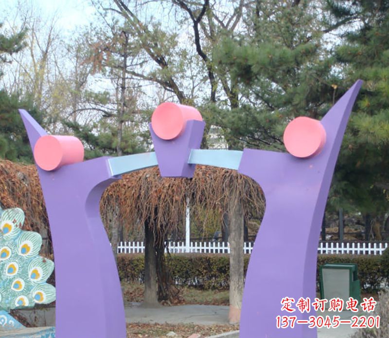 广东不锈钢拱门雕塑精美艺术品