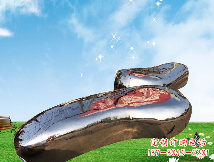 广东精美的不锈钢鹅卵石雕塑