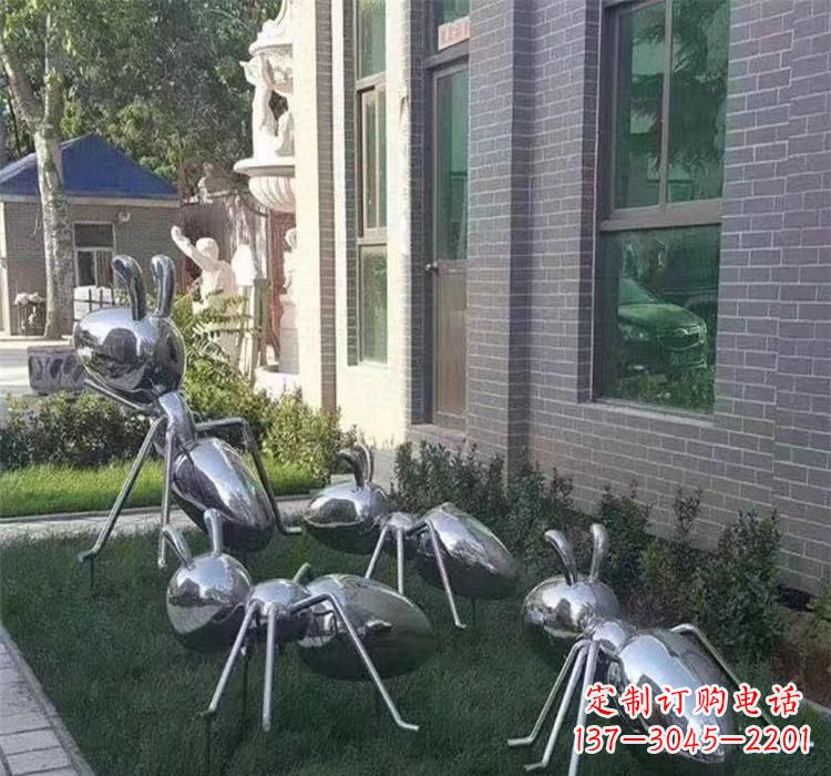 广东不锈钢公园蚂蚁雕塑