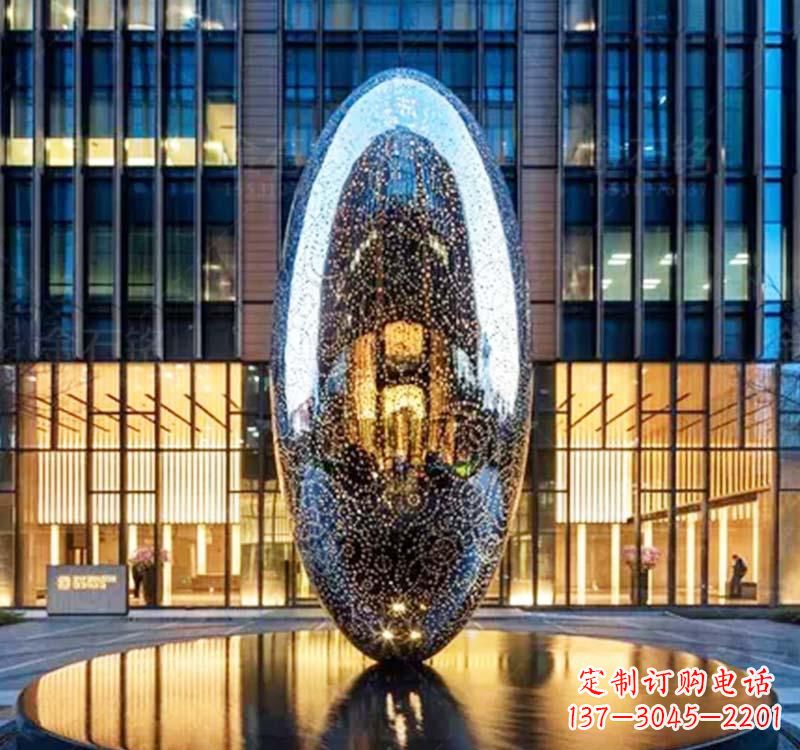 广东不锈钢圆环雕塑抽象艺术的完美诠释