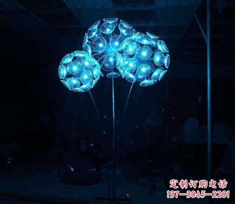 广东不锈钢蒲公英雕塑——象征着美丽的自由