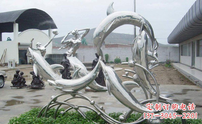 广东不锈钢海豚的灵动嬉戏