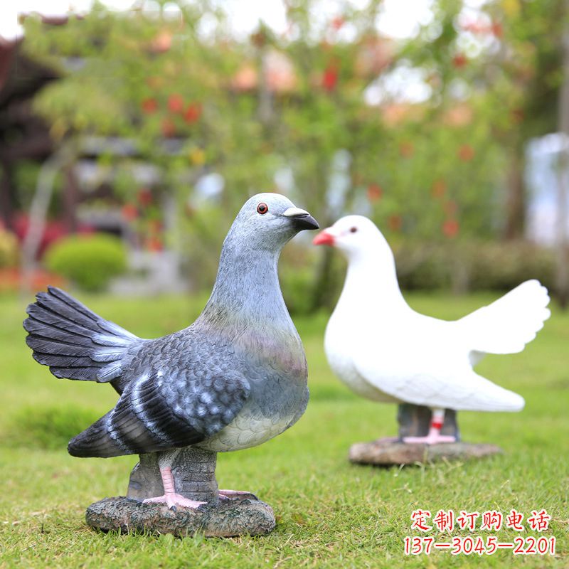 广东不锈钢和平鸽雕塑