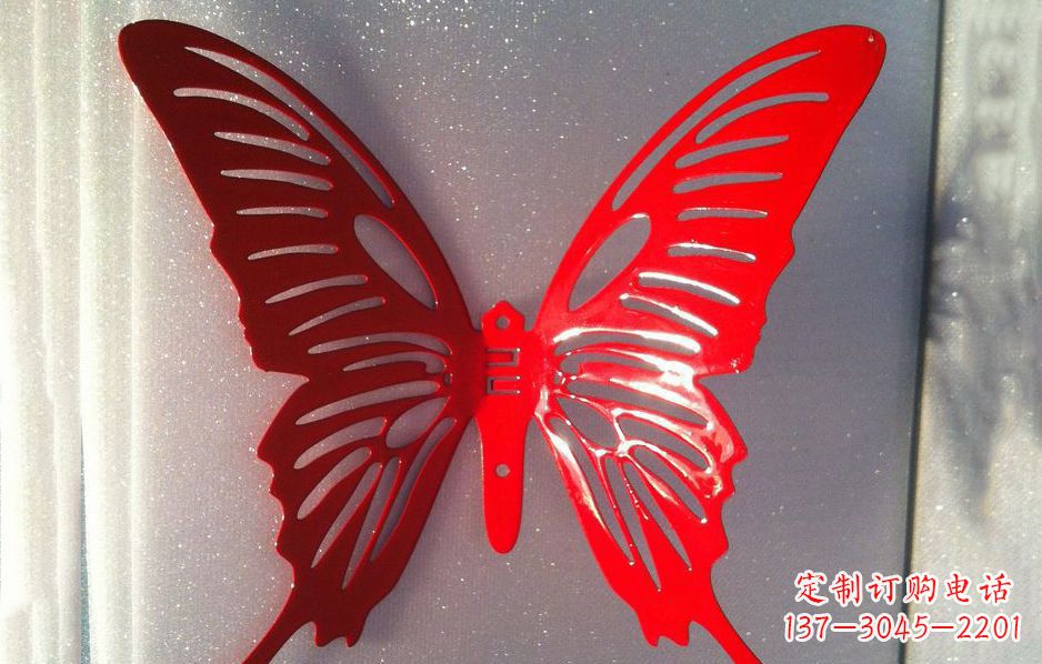 广东不锈钢蝴蝶雕塑让蝴蝶飞跃展现灿烂美丽