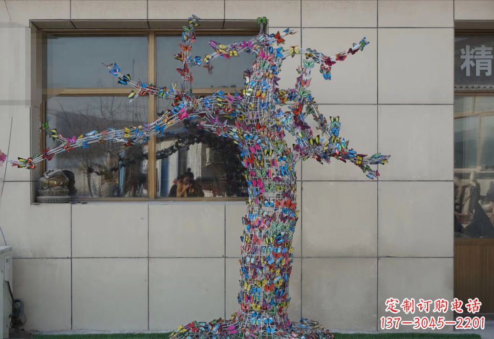 广东不锈钢蝴蝶雕塑精美绝伦
