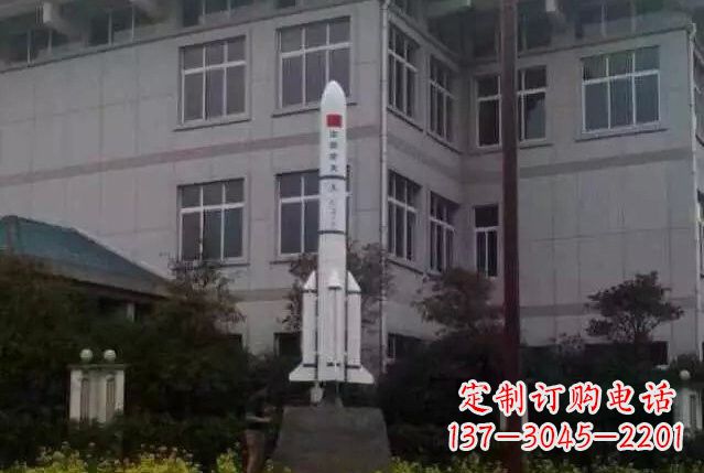 广东不锈钢火箭雕塑