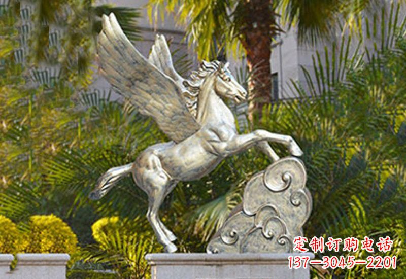 广东不锈钢景区飞马雕塑