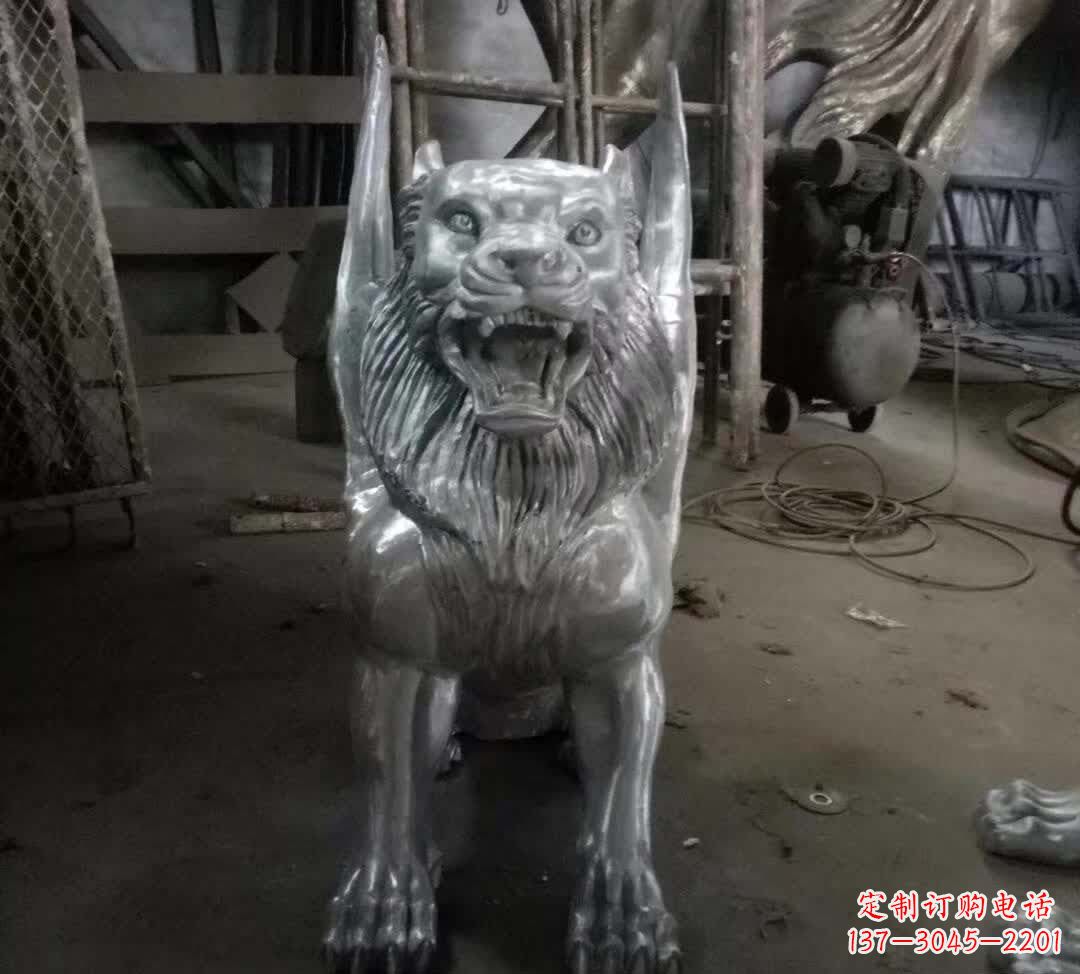 广东不锈钢老虎雕塑经典的艺术品