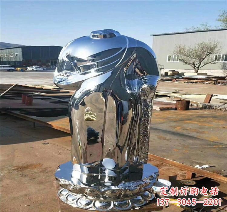 广东不锈钢太湖石雕塑