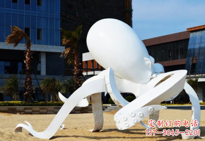 广东精美的不锈钢章鱼雕塑