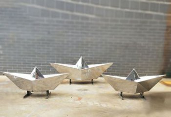 广东不锈钢元宝雕塑精致的艺术品