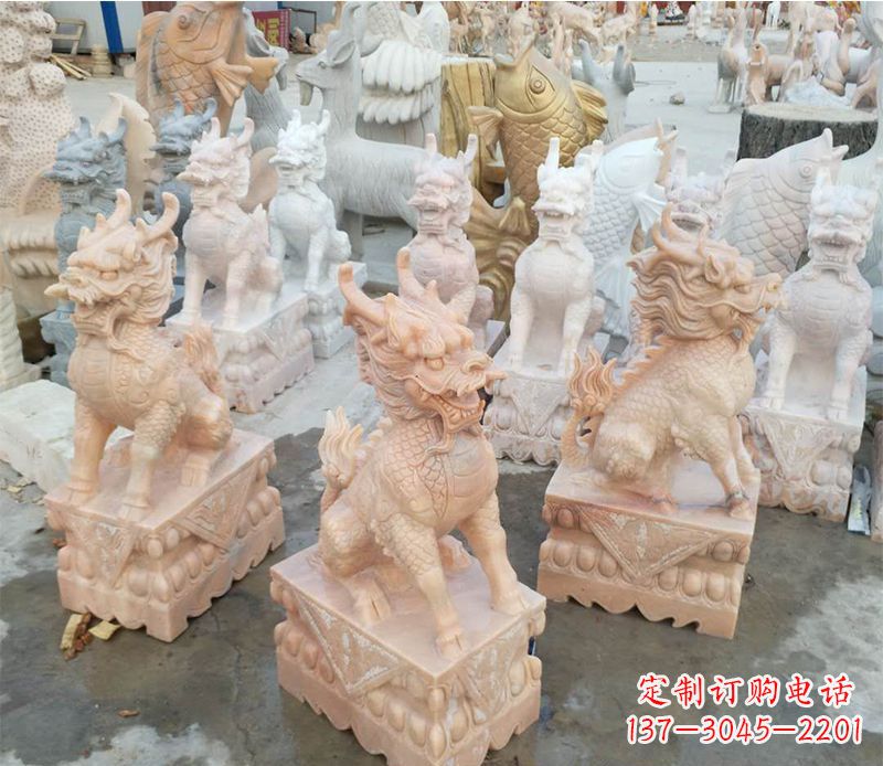广东麒麟雕塑传承文化之美