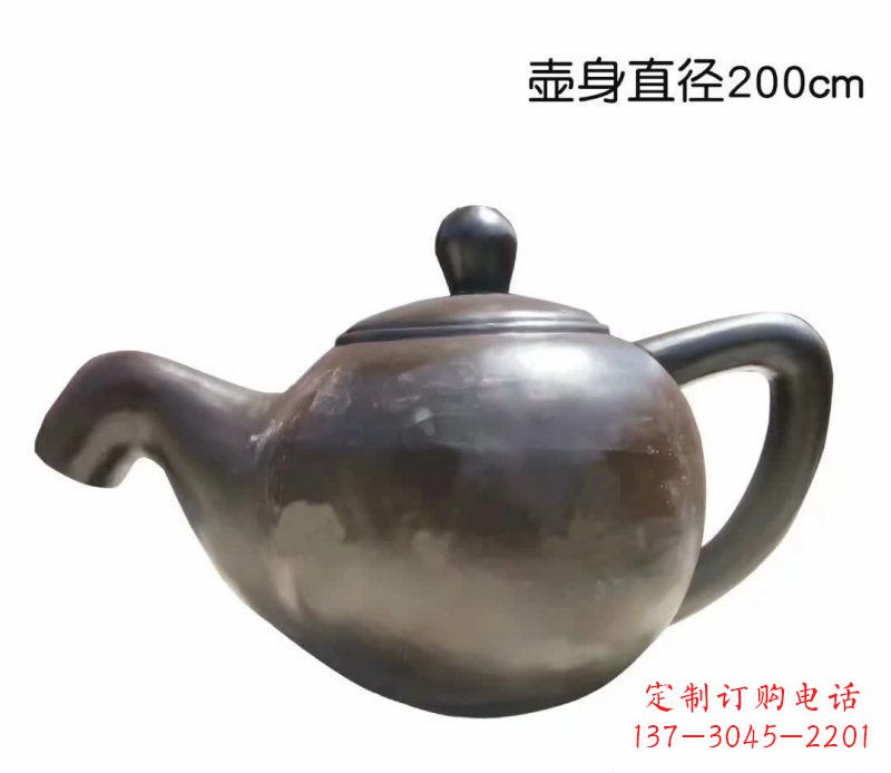 广东青铜茶壶雕塑——彰显传统文化的艺术精髓