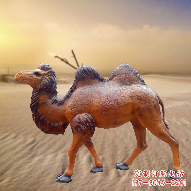 广东茶马古道仿真骆驼雕塑