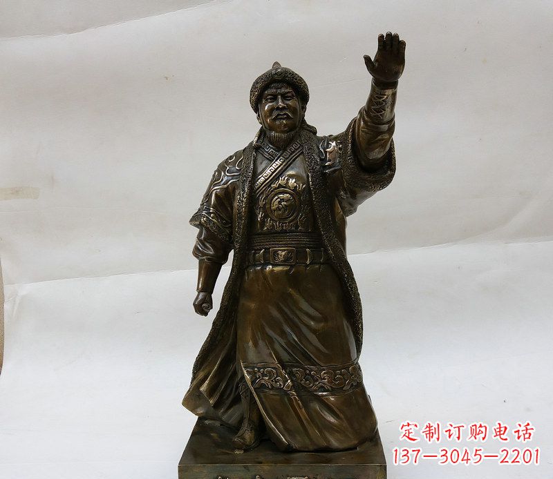 广东成吉思汗人物铜雕112
