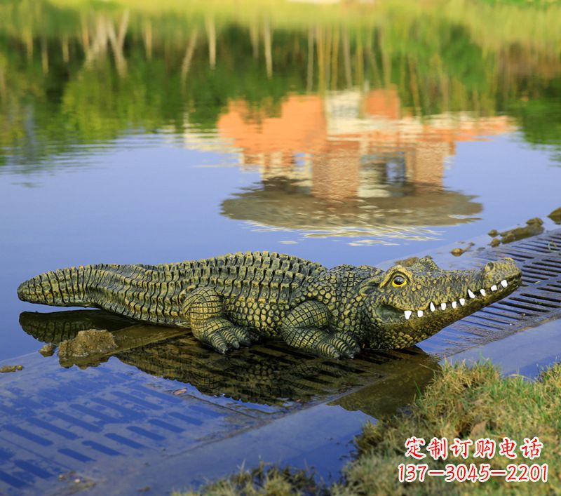 广东玻璃钢水池雕塑——池塘水景的精美装饰