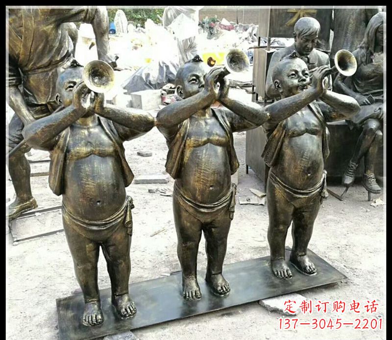 广东儿童雕塑弘扬传统文化