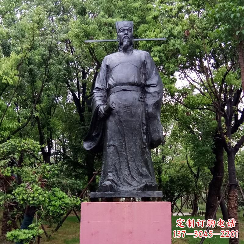 广东铜雕陶渊明——传承古代文学精髓