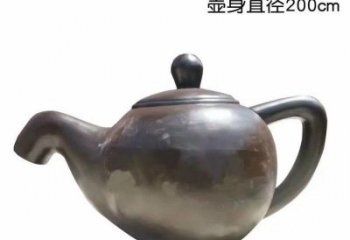 广东青铜茶壶雕塑——彰显传统文化的艺术精髓