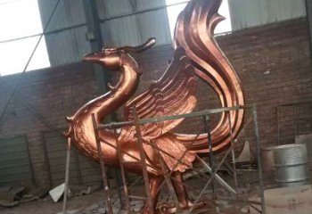 广东朱雀神兽纯铜陵光神君雕塑