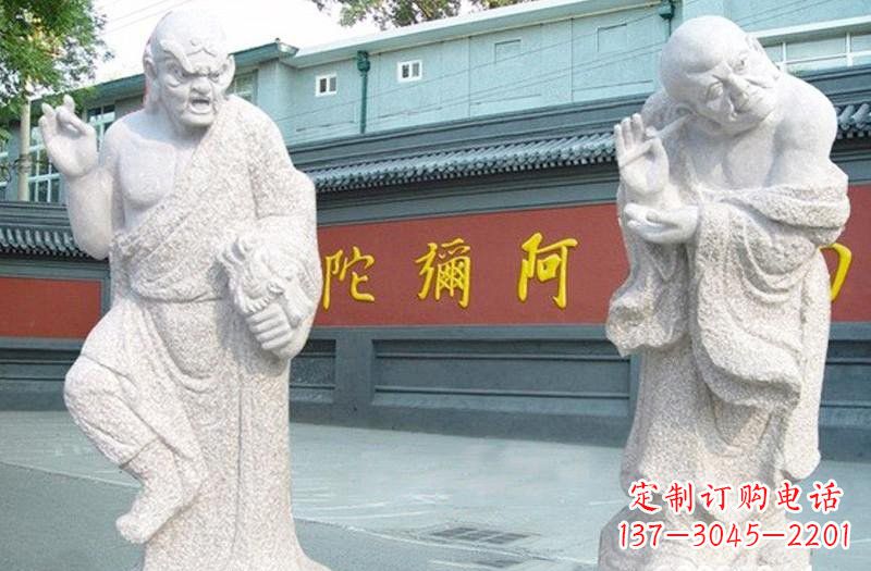 广东大理石罗汉雕塑佛教精神的象征