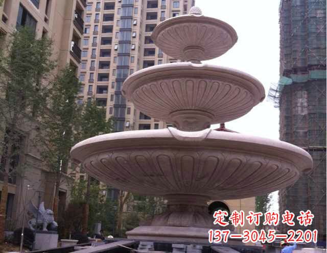 广东大理石大型喷泉石雕宏伟精美的艺术之作