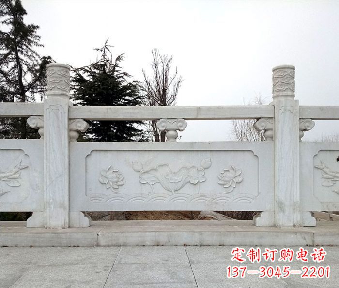 广东大理石景区栏板石雕_2