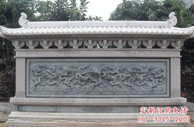 广东大理石九龙壁