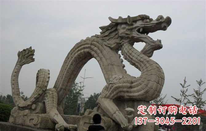 广东大理石龙雕塑 (2)