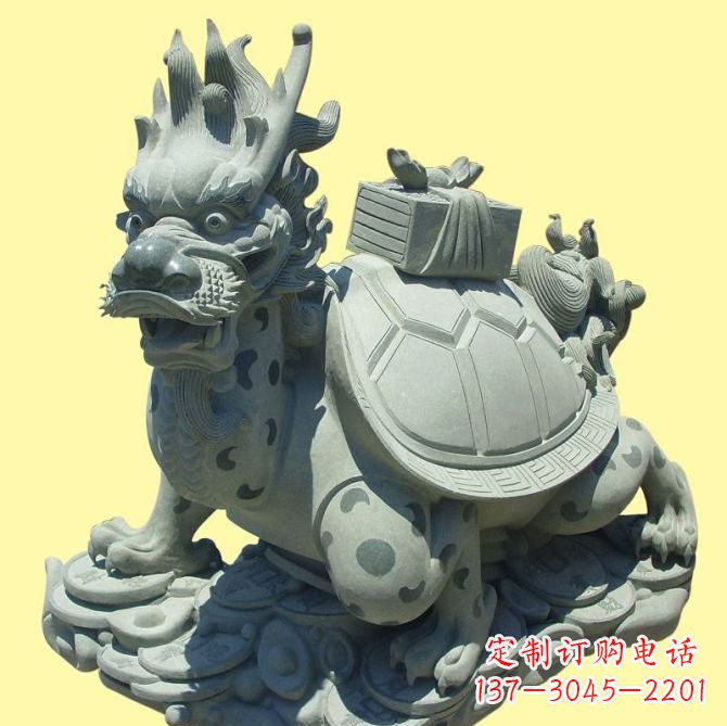 广东大理石龙龟雕塑