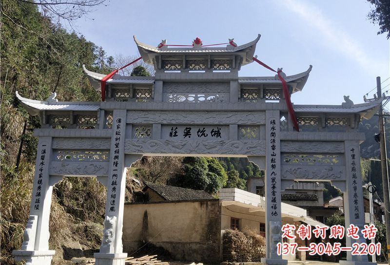 广东大理石牌坊雕塑