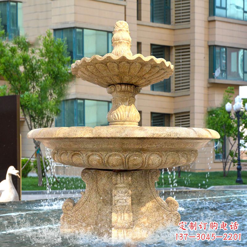 广东精美大理石喷泉雕塑