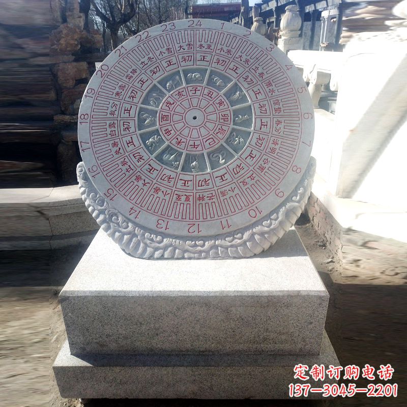 广东精美大理石日晷雕塑